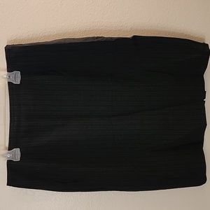 Anne Klein Gray Pinstripe Skirt Size 10